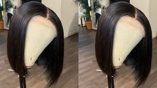 How to cut and style a bob wig beginner friendly [upl. by Damian]