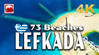 73 Best Beaches of LEFKADA Λευκάδα Greece 4K ► Top Places amp Secret Beaches in Europe touchgreece [upl. by Raamaj916]