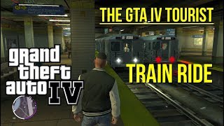 The GTA IV Tourist Liberty City Train Ride and Stations Tour Part 1 KE Line [upl. by Davin]