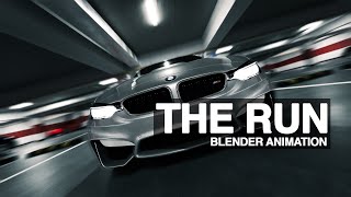 The Run  Cinematic Blender Car Animation [upl. by Jervis]