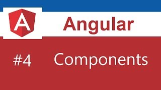 Angular Tutorial  4  Components [upl. by Nyleek]