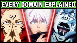 Every Domain Expansion Explained  Jujutsu Kaisen All Domain Expansions and Their Powers  JJK [upl. by Ribble]