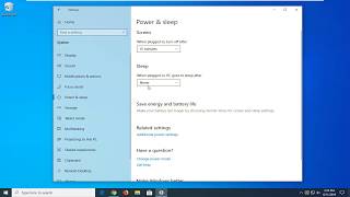 How to Change Screen Timeout Setting in Windows 10 Tutorial [upl. by Hoeve]