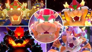 Super Mario 3D World  Bowsers Fury  All Bowser Bosses [upl. by Eseer]