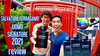 SALVATORE FERRAGAMO UOMO SIGNATURE PERFUME REVIEW 2021 english sub 【フェラガモ】【香水 フレグランスレビュー [upl. by Ymereg643]