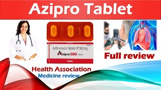 Azipro Tablet Benefits  uses sideeffect amp How to use full review [upl. by Darcee]