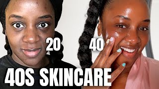 Black Skincare Over 40 EVERYTHING You Need Beginner thru Advanced [upl. by Ahseki]