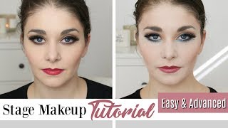 Stage Makeup Tutorial  Easy AND Advanced Looks for Everyone  Kathryn Morgan [upl. by Ahtnammas]