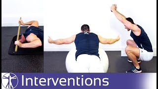 Thoracic Spine Extension Strengthening Exercises [upl. by The]