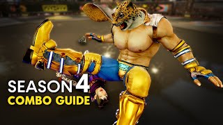 TEKKEN 7  King Combo Guide Season 4 [upl. by Adev982]