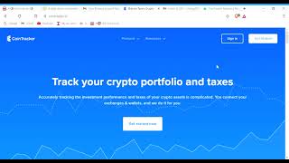 CointrackerIO Crypto Portfolio Organiser amp Tax Tracker [upl. by Maite]