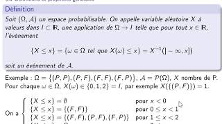 Cours L1 MIASHS Probabilités 17 03 2020 [upl. by Eirehc]