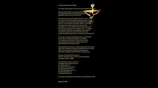 ORATIO IMPERATA FOR PEACE [upl. by Cyprus]