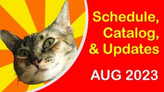 Channel Schedule Catalog amp Updates  August 2023 [upl. by Hun213]