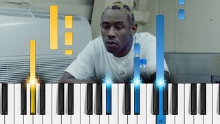 Tyler the Creator  SEE YOU AGAIN  Piano Tutorial [upl. by Josie]