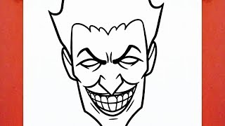 HOW TO DRAW THE JOKER [upl. by Eshelman]