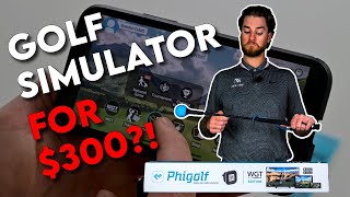 Golf Simulator For Any Living Room  PhiGolf Review [upl. by Adiraf]