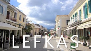 Lefkas town Lefkada Greece [upl. by Drapehs]