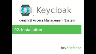 Keycloak Tutorial 02  Installation [upl. by Leopold]