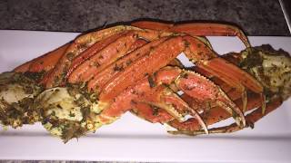 Oven roasted crab legs [upl. by Yerhpmuh]