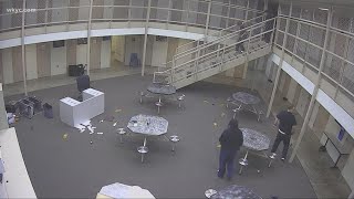 Video released showing large fight inside Portage County Juvenile Detention Center [upl. by Streeter]