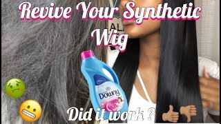 DOWNY TO REVIVE YOUR SYNTHETIC WIG [upl. by Kaycee]