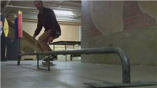 Skateboarding Tricks  How to Grind a Rail on a Skateboard [upl. by Mylander214]