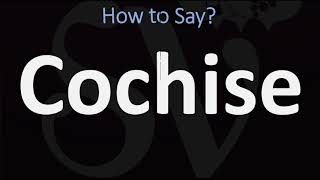 How to Pronounce Cochise CORRECTLY [upl. by Dnomaj]