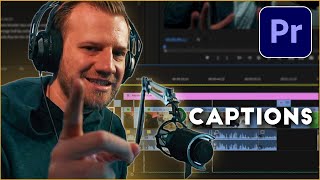 HOW to ADD Captions EASY in Adobe Premiere Pro 2022 [upl. by Anitra]