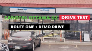 Ottawa Canotek G2 Driving Test Tips Complete Route 1 Guide Demo For FirstTime Pass  City Explorer [upl. by Geer]