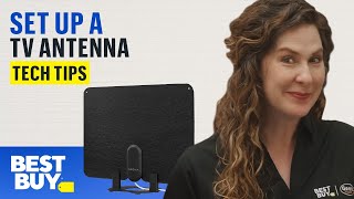 Setting Up a TV Antenna  Tech Tips from Best Buy [upl. by Ramses422]