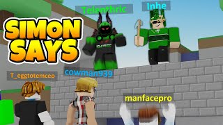 Roblox BedWars SIMON SAYS [upl. by Imorej750]