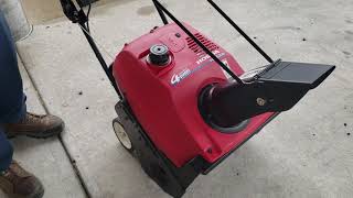 Honda HS520 Snow Blower Usage amp Maintenance Tips [upl. by Madson311]