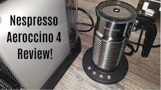 Nespresso Aeroccino 4 Milk Frother Review  Worth upgrading from the Aeroccino 3 [upl. by Evangelia]