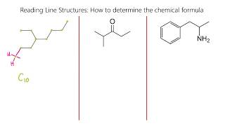 Reading Skeletal Line Structures Organic Chemistry Part 1 [upl. by Sarge]