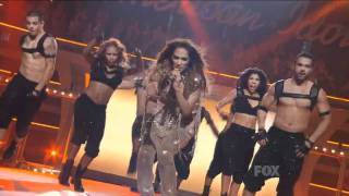 Jennifer Lopez Ft Pitbull  Live On The Floor American Idol HD [upl. by Adidnere]