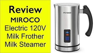 Review Miroco Milk Frother  How to make froth milk at home [upl. by Lehsreh355]