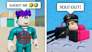 Roblox Squid Game 2 Funny Moments SNIPER [upl. by Aneleasor]