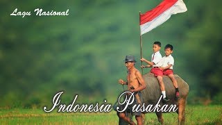 INDONESIA PUSAKA  Lirik Indonesia Tanah Air Beta Lagu Wajib Nasional [upl. by Natika]