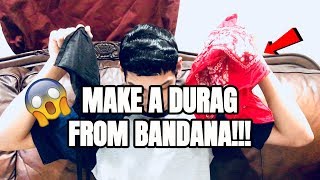 How To Tie A BANDANA Like A DURAG [upl. by Halivah]