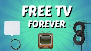 How to setup a TV Antenna How to get Free TV Forever [upl. by Ecirtaeb]