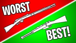 RANKING EVERY SNIPER RIFLE IN BF1 FROM WORST TO BEST  Battlefield 1 [upl. by Mcleod153]