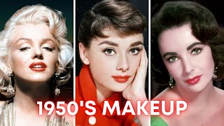 1950s OLD HOLLYWOOD GLAM Makeup Tutorial  3 Iconic Makeup Looks [upl. by Htebazil]