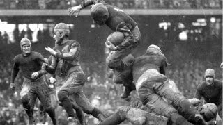 Oldest football footage ever American footballGridiron [upl. by Nangatrad]