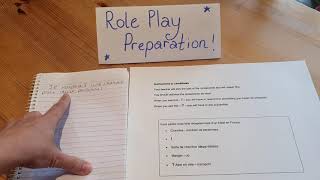 French GCSE Role play preparation [upl. by Ayikal84]