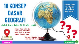 CEPAT MENGHAFAL DAN MEMAHAMI 10 KONSEP DASAR GEOGRAFI geography education kurikulummerdeka [upl. by Roper]