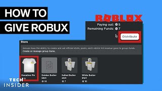 How To Give Robux To People On Roblox [upl. by Linis791]