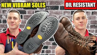 RED WING BOOTS GET VIBRAM SOLES  Oil Resistant Shoe Repairs  Mens Fashion 2021 [upl. by Eimot910]