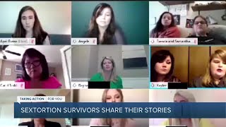 Sextortion survivors share their stories [upl. by Ecirad806]