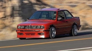 The TirePunishing 400HP Turbo BMW E30  TUNED [upl. by Llerdnam399]